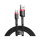 Kabel BASEUS USB - USB-C Cafule 3A 1m czerwono - czarny CATKLF-B91
